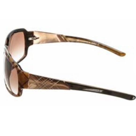 Burberry Plaid Burgundy Sunglasses with Original Case - Picture 2 of 7